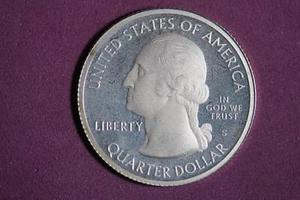 2016 - S PROOF SILVER WASHINGTON QUARTER WEST VIRGINIA HARPERS FERRY #K45603 - Picture 1 of 2