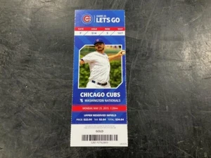 TALÓN DE BOLETO DE CUBS 2015 5/25/15 VS NACIONALES - Imagen 1 de 1