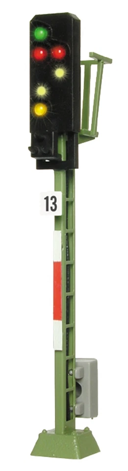 VIESSMANN Licht-Ausfahrsignal mit 6 LEDs Spur TT 1:120 Fertigmodell (4913) NEU++ - Bild 1 von 1