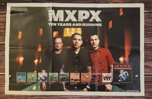 Vintage 2002 MXPX Ten Years and Running Huge Promo Poster 24" x 36" Tooth & Nail - Picture 1 of 8