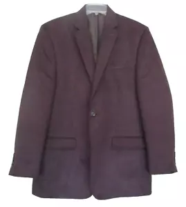 Giacca blazer cappotto sportivo Chaps Ralph Lauren 42L marrone microfibra ultrasuede - Foto 1 di 4