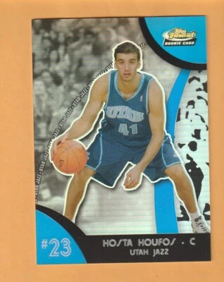 Kosta Koufos Utah Jazz 2007-08 Finest Refractor Blue #123 /199 Ohio State 9T - Image 1 of 2