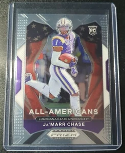 Ja'Marr Chase - Prizm Draft Picks 2021 - Cincinnati Bengals - All-Americans - RC - Bild 1 von 2