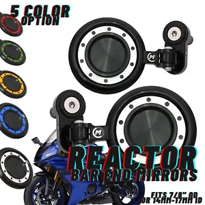 Bar-End Mirrors for Yamaha YZF R1/R6/R7 (CNC Aluminum, 1999-2024) - Imagen 1 de 8