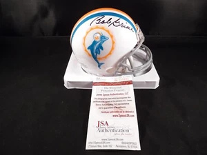 Bob Griese Autographed Miami Dolphins mini helmet (JSA Authenticated) - Picture 1 of 5