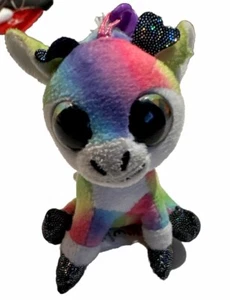 New Lumo Stars Rainbow Unicorn Plush Backpack Clip Renee Keychain - Picture 1 of 8