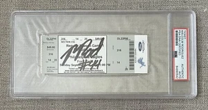 RARE Detroit Lions Malcolm “Rodrigo” Rodriguez NFL Debut Signed Ticket Stub PSA - Picture 1 of 4