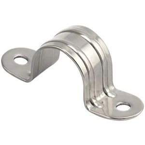 Rohrschellen 25 mm Befestigungsschelle HALB Edelstah A2 Lochschellen AISI 304 - Bild 1 von 8