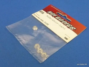 (Hot Bodies HB70386) MiniZilla / Aluminum Wheel Washer 4pcs / Silver - Picture 1 of 2