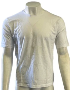COLD METHOD Men's Basic Crew Short Sleeve Shirt Bright White Size XXL $40 NWT - Picture 1 of 3