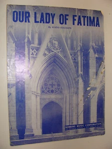 Nuestra Señora de Fátima 1950 por Gladys Gollahon poema recitación - Samuel Lewis sagrado - Imagen 1 de 1