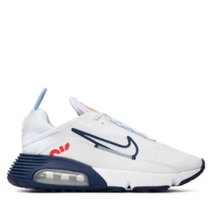 DM2823 100 AIR MAX 2090 WEISS/MARINEBLAU TRAININGS VERSCHIEDENE Sportschuhe - Picture 1 of 8