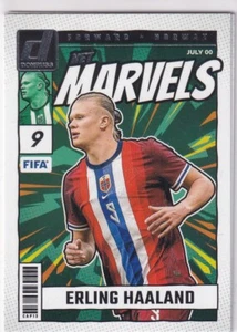 2024-25 Panini Donruss Soccer No. 23 Erling Haaland Net Marvels Silver - Bild 1 von 2