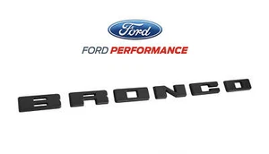 2021-2025 Bronco OEM M-1447-BLMB negro mate rejilla emblema letras superposición - Imagen 1 de 6
