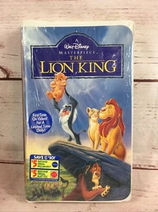 Walt Disney's The Lion King VHS Masterpiece Collection Clamshell Factory Sealed  - Picture 1 of 12