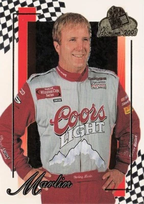 2001 Press Pass Premium NASCAR Racing #13 Sterling Marlin - Image 1 of 3
