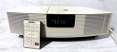Bose AWR1-1W Acoustic Wave Clock AM FM Radio Stereo w/Remote Tested & Working - Image 1 of 4