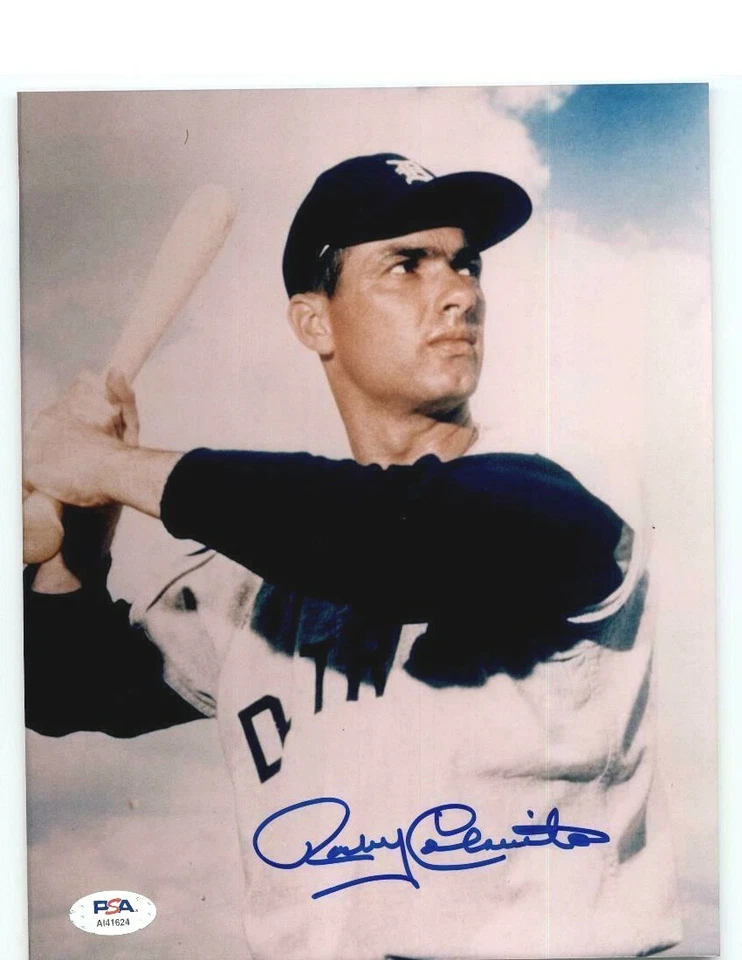 ROCKY COLAVITO SIGNED Detroit Tigers 8x10 PHOTO PSA/Dna - Image 1 of 1