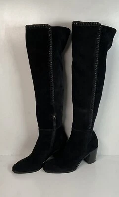 Botas Frye Claude Over The Knee 9 M fabricadas na Itália trançadas - Imagem 1 de 4