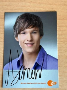 Alexander Granzow Alisa sigue a tu corazón tarjeta de autógrafo original firmada #6765 - Imagen 1 de 1