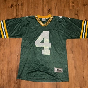Vintage Brett Favre Starter Trikot Herren Medium 46 Green Bay Packers NFL 1995 USA - Bild 1 von 4