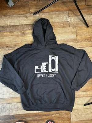 Unique Evolution Of Media Never Forget Hoodie Size 2XL - Image 1 of 4