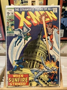 X-Men #64 1970. Marvel Comics - Picture 1 of 8
