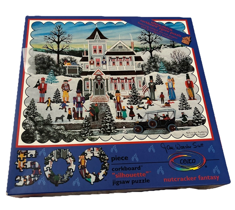 Ceaco Corkboard Jigsaw Puzzle Jane Wooster Scott Aeries for Canaries 500 Pcs EUC