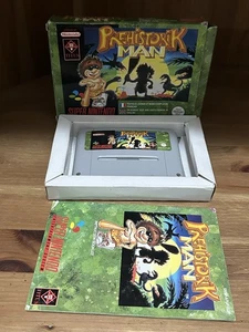 PREHISTORIK MAN SNES SUPER NINTENDO PAL KOMPLETT CIB - Bild 1 von 7