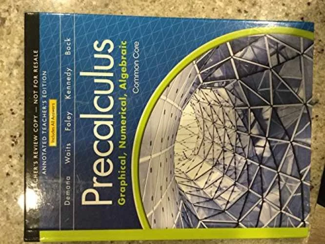 Precalculus Graphical Numerical - Hardcover, by Demana Waits Foley - Good - Image 1 of 2