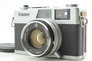 ¡El medidor funciona! **Exc+5** Cámara fotográfica telémetro Canon Canonet QL17 35 mm + tapa JPN - Imagen 1 de 14