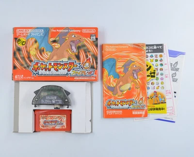 Complete Japanese Pokemon Fire Red Game Boy Advance Nintendo GBA NTSC-J - Image 1 of 4
