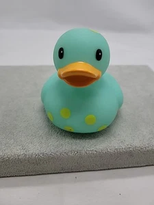 INFANTINO GEPUNKTET BLAU Fun Time Gummi Ente Duckie 3" - Bild 1 von 13