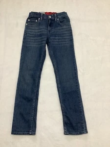 NWT Levi’s Boys 511 Slim Adjustable Waistband Blue Denim Jeans 26x27 Size 12 - Picture 1 of 9