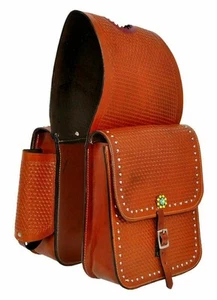 Traditional Trail Ride Bag | Western Saddle Bag | Leather Saddle Bag For Horses - Picture 1 of 1
