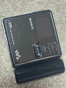 Sony MZ-RH10 Hi-MD Walkman Black AS IS FOR PARTS - Picture 1 of 9