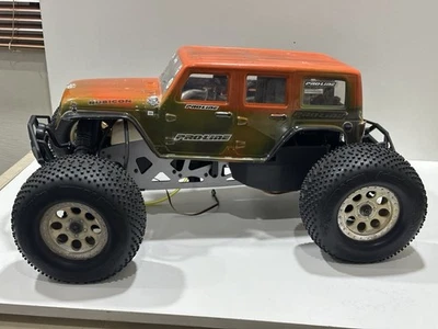 HPI Savage XL Octane 1/8 4WD Gas Powered Monster Truck Proline Jeep Rubicon Body - Image 1 of 4