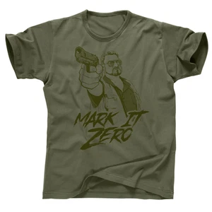 Walter Sobchak The Big Lebowski Mark It Zero Smokey Bowling Ball League T Shirt - Picture 1 of 13