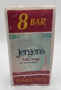 Jergens Vintage milde Seife 8 Stück Familienpackung reinigt & erfrischt NEU - Bild 1 von 6