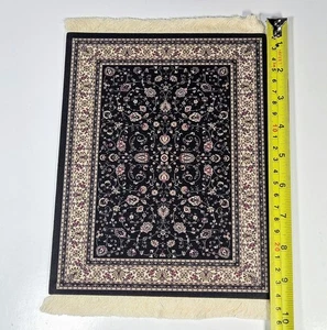 Mouse Pad Persian Carpet Design Black Floral 10" X 7" NEW - Picture 1 of 3