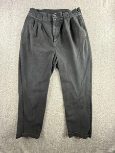 Lucy and Yak Trousers Black Organic Cotton Women Size 34x28 - Picture 1 of 7