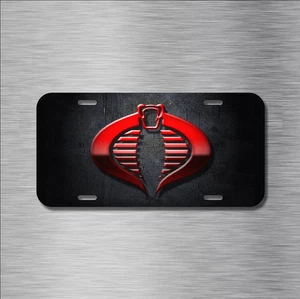 NEW GI Joe Cobra Commander License Plate CAR SUV Truck - Picture 1 of 2