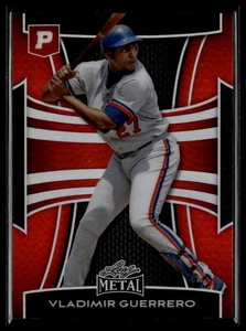 2025 Leaf Metal Pristine Auction #525 Vladimir Guerrero Prismatic Red 4/5 - Bild 1 von 2