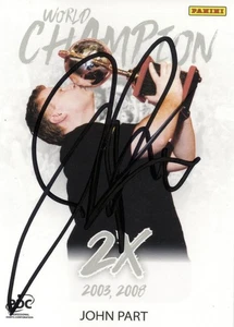 DARTS: JOHN PART 'DARTH MAPLE' SIGNED PDC PANINI TRADING CARD#CHAMP03+COA*PROOF* - Picture 1 of 2