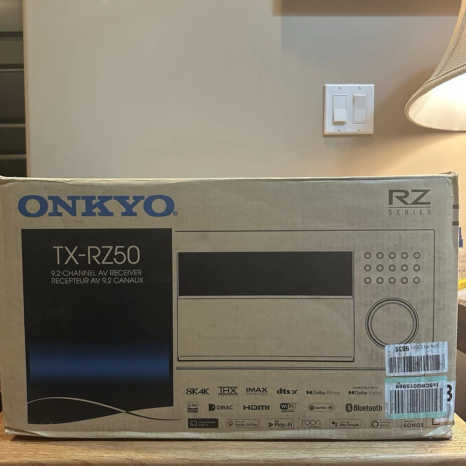 Onkyo TX-RZ50 9.2 Channel Network 8K AV Receiver - Image 1 of 4