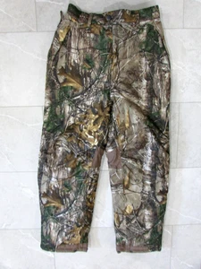 Cabelas 4Most Insulated Camouflage Hunting Pants Mens Size M Zip Legs EUC - Picture 1 of 8