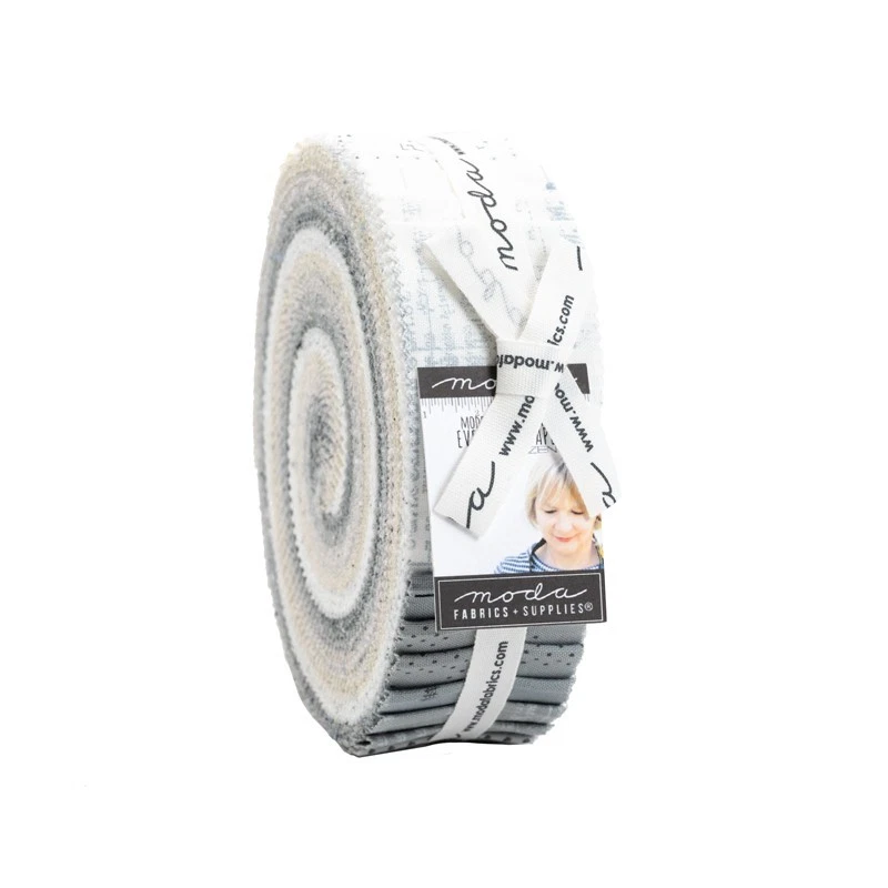 Moda Even More Paper Zen Chic Modern Background Honey Bun 40 1.5 Inch Fabric - Image 1 of 4