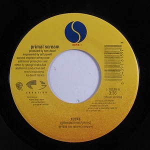 Rock 45 PRIMAL SCREAM Rocks SIRE NM HEAR i - Picture 1 of 2