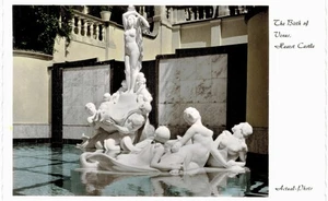 Hearst Castle Geburt der Venus Statue Actual Photo Co Echtfoto Farbe RPPC 1960  - Bild 1 von 2