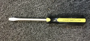 Stanley thrifty, cacciavite a testa piatta lungo 7"1/2, USA - Foto 1 di 4